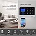 JC Wireless 2G & WIFI Security Alarm System, RFID Burglar Security, Support Auto Dial, Multi-language GUI and English APP Control, with Pet-friendly PIR Detector, Door Window Sensor