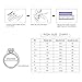 Serend Vintage Style Cubic Zirconia Wide Band Statement Cocktail Ring 18k White Gold Plated Jewelry, Size 8