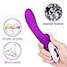 Handheld Wand Vibrator Massager by ROSERAIN, Rechargeable Waterproof Cordless Multi Speed Vibration Magic Wand for Women Therapeutic Muscle Aches and Sports