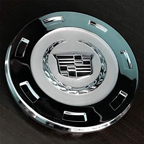jinyuyuanshangmao 2X Wheel Center Hub Caps 07-14 Cadillac Escalade 22" Chrome Plain Crest 200mm