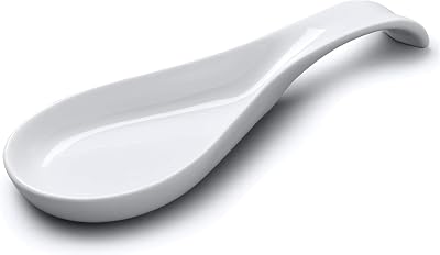WM Bartleet & Sons Traditional Porcelain Spoon Rest - White Ceramic