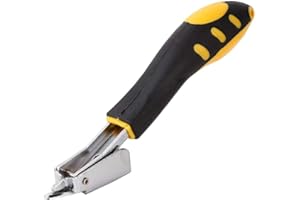 HYUDUO Nail Puller Staple Remover, Heavy Duty Upholstery Nail Puller with Rubber Handle Multi Hand Tool for Book Store Household Office
