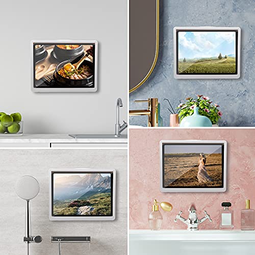 KIMATOT Shower Tablet Holder Waterproof 360° Rotation HD AntiFog