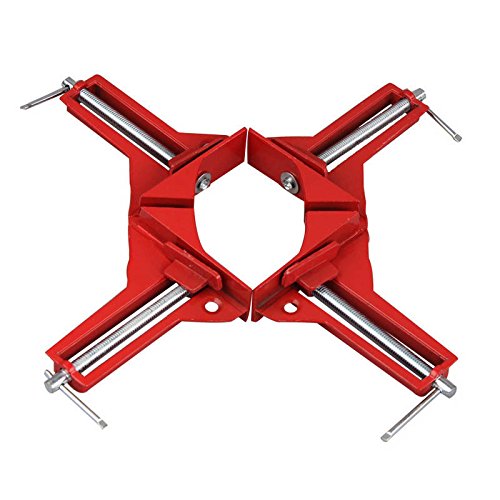 Shopline Right Angle Corner Clamp, 90 Degree Clamp Handy Miter Picture Frame Clamp for Woodworking Kit Vise Framing Tool