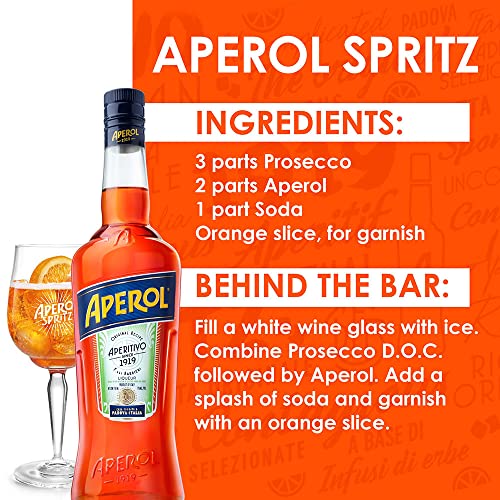 Aperitif Liqueur, Essential for an Aperol Spritz, 750 ml Bottle