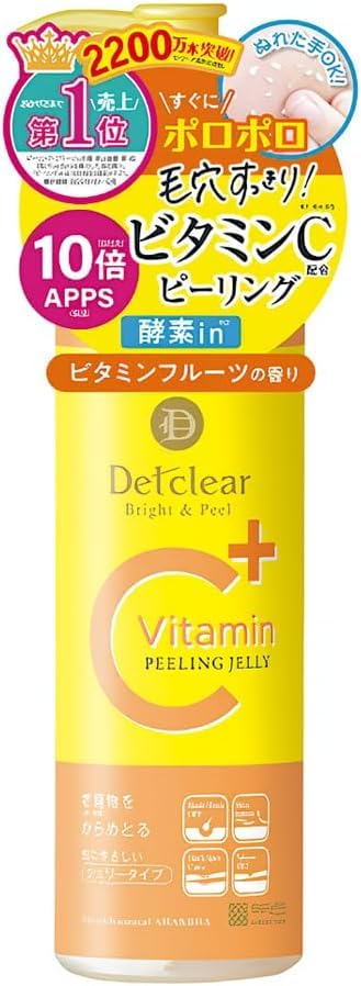 Detclear Meishoku Bright & Peel Peeling Jelly Vitamin Fruit Scent - 180ml