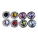 UNIQLED Assorted Color Womens Bag Purse Hook Crystal Diamond Folding Section Handbag Hanger Holder (8)