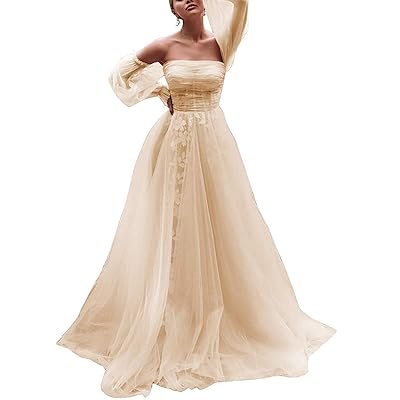 Puffy Sleeve Tulle Prom Dresses for Women Long Nigeria | Ubuy Puffy Sleeve Tulle Prom Dresses for Women Long Nigeria | Ubuy