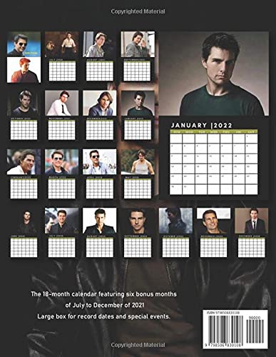 Cruise Calendar 2022 Amazon.com: 2022 Calendar: Tom Cruise Calendar 2022 18-Month From Jul 2021  To Dec 2022 In Mini Size 8.5X11 Inch: 9798506830108: Cora, Chava: Books