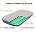 WeTong Twin Size Air Mattress, Inflatable Toddler Travel Bed Firm Airbed Portable Blow Up Matress for Kids with Detachable Backrest Electric Pump for Home Travel Camping Hiking Backpacking 79x47x8in
