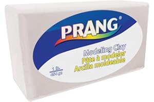 Prang 00787 Modeling Clay Block, White, 1-Pound