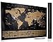 Scratch Off World Map- Detailed Travel Map of The World Poster- Includes Scratch Off Pen- Perfect Gift for Travelers- 32 x 23- by Made Simple