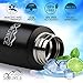 Mountain Source 27oz Thermos Stainless Steel BPA-free Insulated Water Bottle (Black)