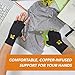 CopperJoint Arthritis Gloves, Fingerless Hand Compression Glove Women and Men - Copper Gloves for Arthritis Hands for Women and Men, Breathable Copper Hand Brace, Wrist Sleeves Support - Pair,Medium