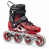 Rollerblade Maxxum 100 Unisex Adult Fitness Inline Skate, Red and Black, Premium Inline Skates