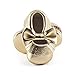 DELEBAO Infant Toddler Baby Soft Sole Tassel Bowknot Moccasinss Crib Shoes (6-12 Months, Gold)
