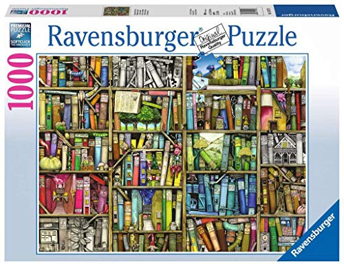 Ravensburger Puzzle 19137 - Magisches Bücherregal - 1000 Teile Puzzle für Erwachsene und Kinder ab 14 Jahren, Motiv von Colin Thompson