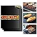 UMOGI Thicken BBQ Grill & Baking Mats Set of 4, Durable Reusable Hundreds of Times Easy to Clean, Non-Stick Grilling Accessories,Heat Resistant,FDA-Approved, Works on Gas Charcoal Electric Grill&More