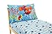 Disney Finding Dory 2 Pack Fitted Sheet and Pillowcase Toddler Sheet Set, Blue/Orange/Yellow