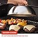 Bellemain Stainless Steel Cheese Melting Dome for Griddle Basting Cover Steaming Cover