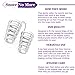 Anti Snoring Devices – Stop Snoring – Set of 4 Nose Vents and Travel Case – Snore Stopper Device for Snore Relief or to Eliminate Snoring