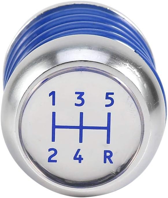Car Gear Shift Knob, Universal Aluminum Car 5 Speed Shift Knob Manual