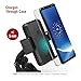 TaoTronics Phone Holder for Car, Wireless Car Charger Mount, Qi Fast Charge Phone Mount for Samsung Galaxy S9 S8+ S7 Edge S6 Edge+ Note 8 and Standard Charge for iPhone X 8 Plus and Qi-Enabled Device