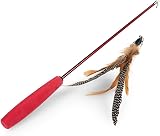 Petface Retractable Feather and Bell Wand Cat Teaser Toy 31cm-84cm view 8