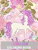 Unicorn Coloring Book: : An Adult Coloring Book with Fun Relax and Stress Relief. by Plant Publishing, Adult Coloring Book