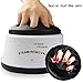 Gel Nail Polish Remover Tool Steamer Portable Electric Nail Art Machine with Nail File & Triangle Cuticle Pusher and Cutter Set for Salon Home Use, Easy Cleaner