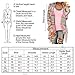 Myobe Womens Aztec Print Drape Open Front Drape Boyfriend Cardigan Sweaters, Pink red, XL