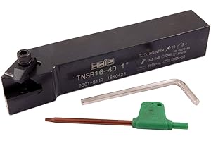 HHIP 2301-3117 TNSR16-4D Notch Style External Threading and Grooving Tool Holder, TNSR16-4D Holder