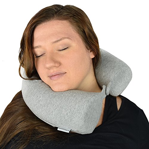 Twist Memory Foam Travel Pillow for Neck, Chin, Lumbar and Leg Support