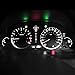 Partsam 6-Light SMD White LED Speedometer Indicator Package Replacement for 97-06 Jeep Wrangler