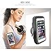 Sport Armbands, Bomxy Waterproof Outdoor Adjustable Cell Phone Bag Key Holder for iPhone 7 Plus 6plus 6s Plus,Samsung Galaxy Note 5 4 3 Note Edge S5 S6 S7 Edge Plus (Black)
