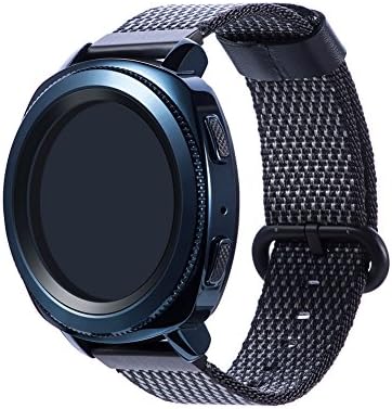 Cumeou Gear Sport/S2 Classic Band, Nylon Replacement Bands 20mm Quick Release Breathable Bracelet Strap for Samsung Gear S2 Classic SM-R732/Gear Sport/Garmin vivoactive3/vivomove HR/Huawei Watch2