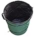 TABOR TOOLS Pop Up Waste Bag, Kangaroo Bag, Reusable Yard Waste Bag, Collapsible Leaf Container with Pop-Up Spring, Canvas Trash Can for Garden, RV or Camping (30 Gal). TR35A.