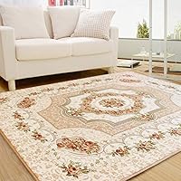 WNSS9 Morocco Style Large Soft Carpet Rug Designer Carpet with Contour Cut Striped Model in Grey Beige and White Mixture Creative Geometry Flower Pattern Shaggy Rugs Size 150cmx200 cm
