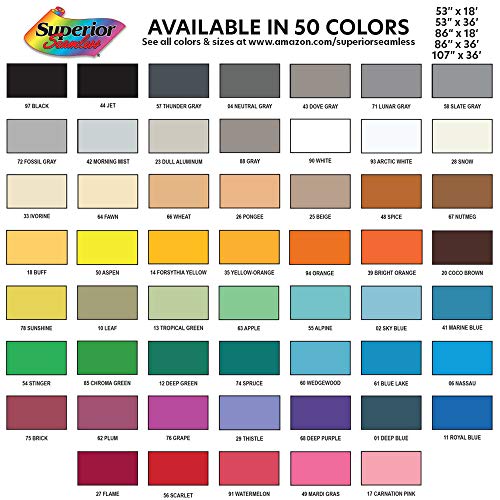 Superior Seamless Photography Background Paper, 93 Arctic White (53