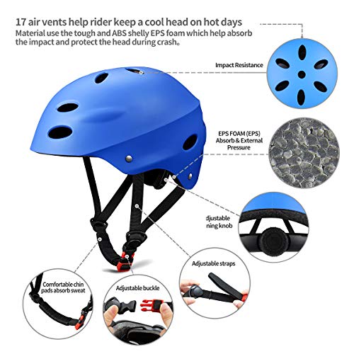 image for KUYOU Helmet and Pads for Kids 3-8 Years Toddler Helmet,Kids Bike Skat