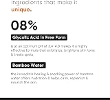 Minimalist 8% Glycolic Acid Exfoliating Toner 150ml Face Body Scalp view 3