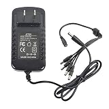 JZTEK Security Camera Power Adapter 12V 2A 100V-240V AC to DC 2.1x5.5mm w/ 4-Way Power Splitter Cable FCC Certified LED Power Adapter Transformers-Fits Analog/AHD DVR/Camera, RGB LED Strip Lights