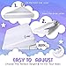 Crib Wedge Pillow for Baby - Universal - 3 Elevation Options for Better Sleep | Aids in Relieving Reflux | Nasal Congestion | Feeding - Happy Baby and Happy Parents - Cotton Fabric w/Carry Case