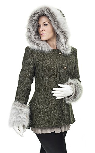 AbbyShot Outlander Ladies Claire Fraser's Riding Coat (Small)