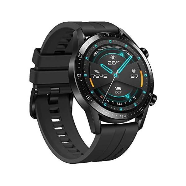HUAWEI-Watch-GT-2-46-mm-Smart-Watch-139-Inch-AMOLED-Display-with-3D-Glass-Screen-2-Weeks-Battery-Life-GPS-15-Sport-Modes-3D-Glass-Screen-Bluetooth-Calling-Smartwatch-Matte-Black HUAWEI Watch GT 2 (46mm) Smartwatch, 2 Week Battery Life, Built-in GPS, 15 Sport Modes, Real-Time Heart Rate Monitoring…