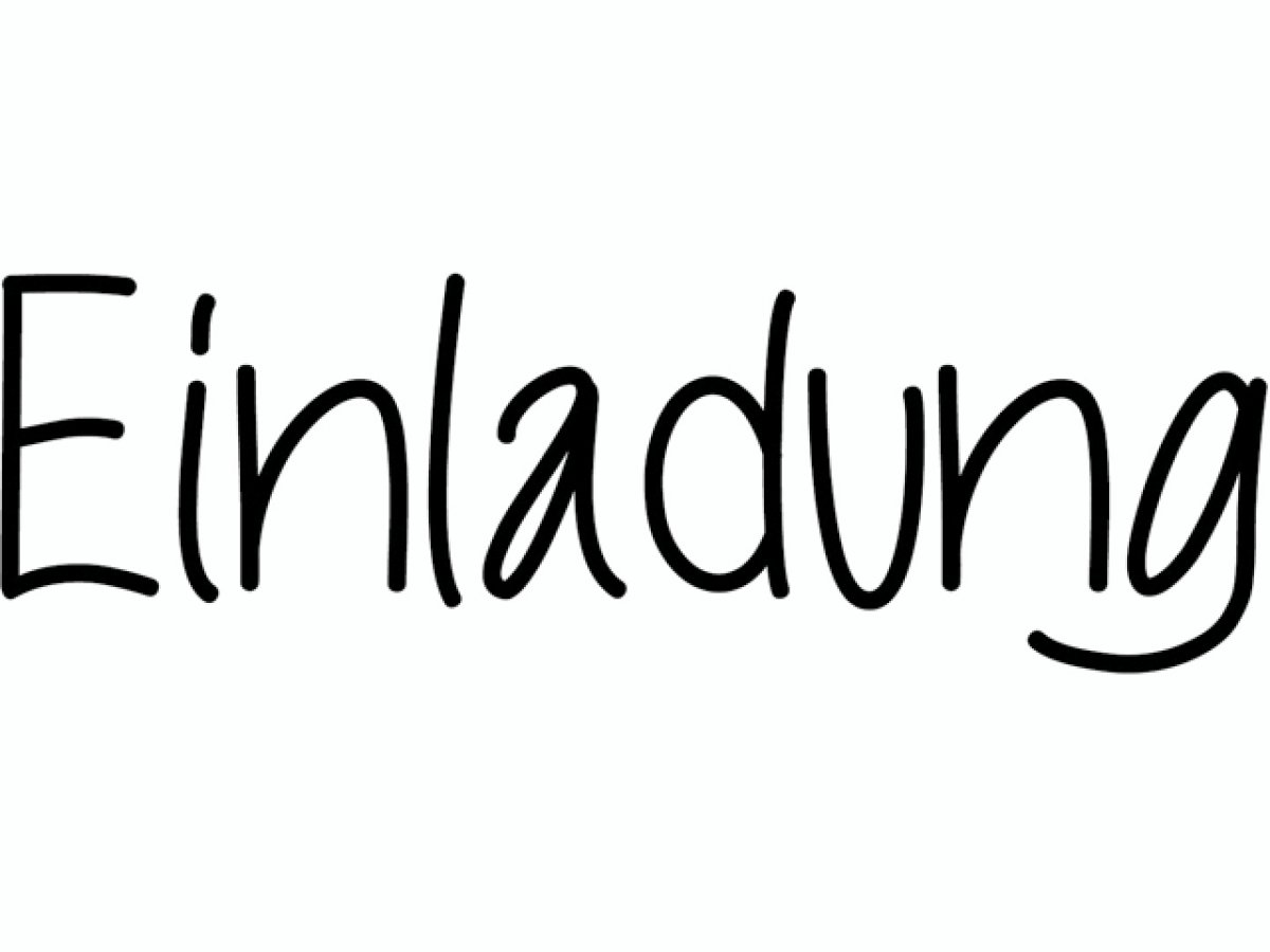 Knorr Prandell 1800320 - Stamp with German Text Einladung (Invitation) 6.5 x 2 cm