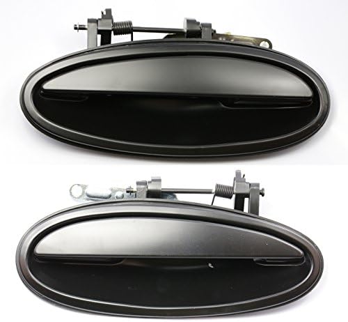 Performance PFM-406545 Smooth Black Rear Pair Set LH & RH Exterior Outside Door Handle for Park Avenue Riviera Aurora