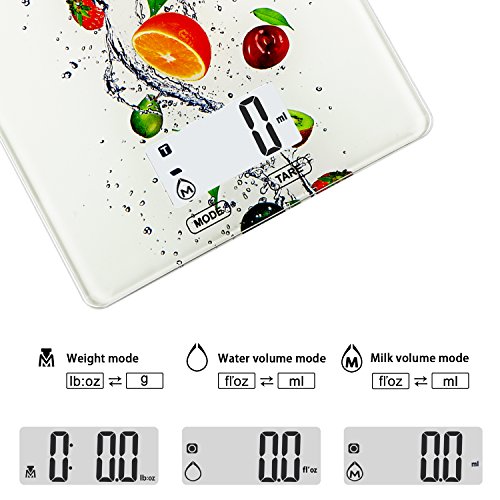 image for Digital Kitchen Scale Multifunction Ultra Slim Food Scale,Baking Scale