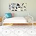DHP Metal Daybed Frame, Twin Size Furniture, White