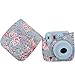Elvam Camera Case Bag Purse Compatible with Fujifilm Mini 11/ Mini 9 / Mini 8/8+ Instant Camera with Detachable Adjustable Strap - Vintage Flower